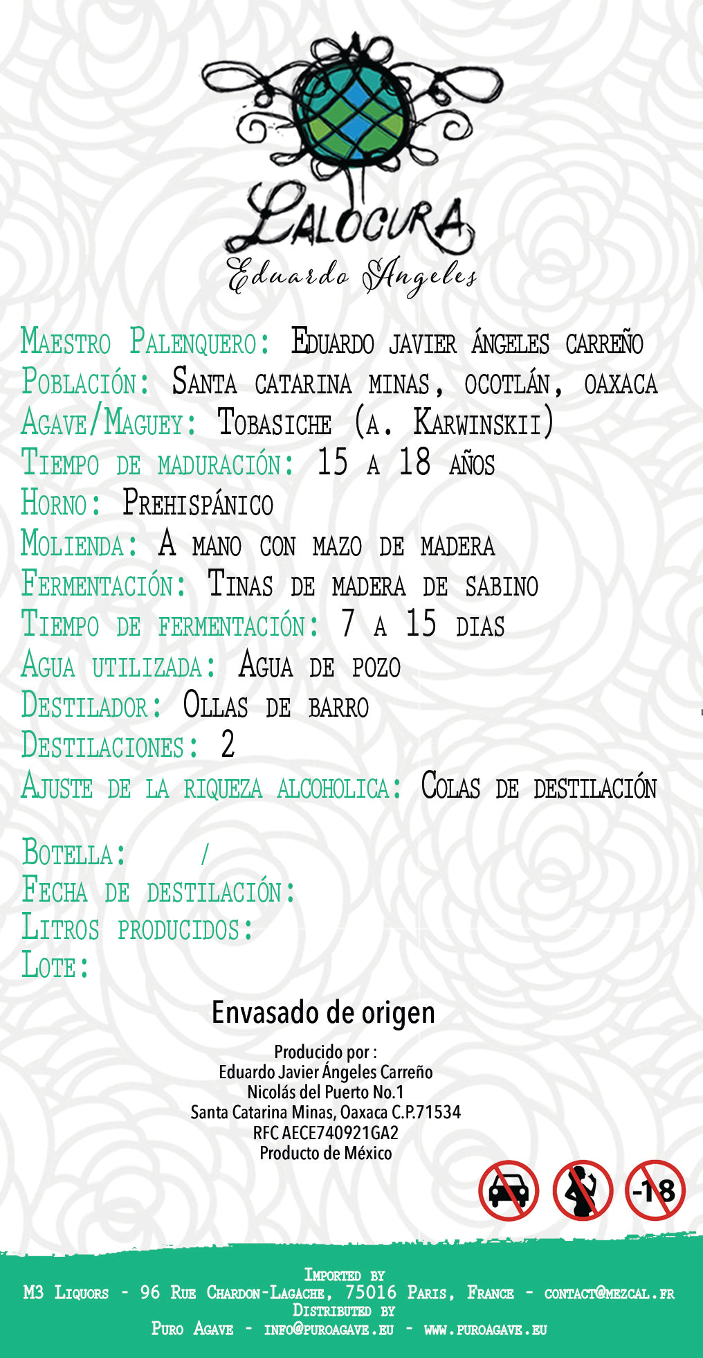 Mezcal Lalocura Tobasiche